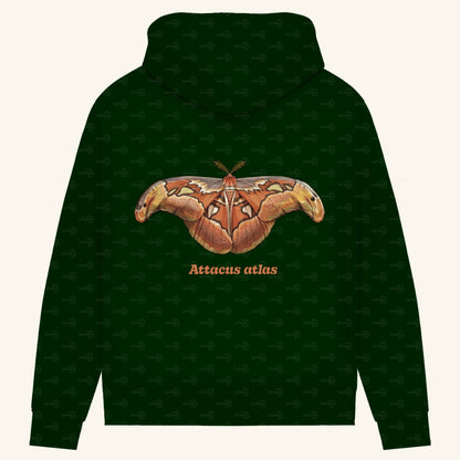 Damen Bio Hoodie mit Seitentaschen | Atlas spinner Atlas moth attacus atlas