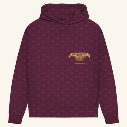 Damen Bio Hoodie mit Seitentaschen | Atlas spinner Atlas moth attacus atlas