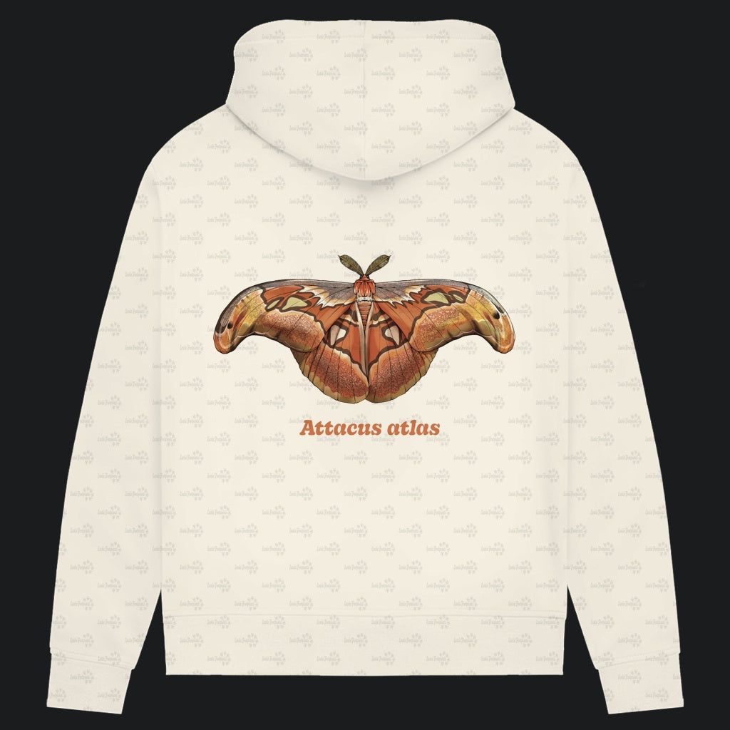 Damen Bio Hoodie mit Seitentaschen | Atlas spinner Atlas moth attacus atlas