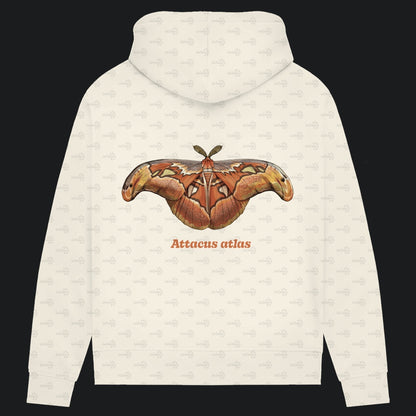 Damen Bio Hoodie mit Seitentaschen | Atlas spinner Atlas moth attacus atlas
