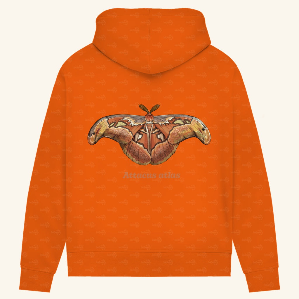 Damen Bio Hoodie mit Seitentaschen | Atlas spinner Atlas moth attacus atlas