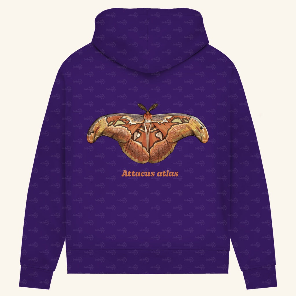 Damen Bio Hoodie mit Seitentaschen | Atlas spinner Atlas moth attacus atlas