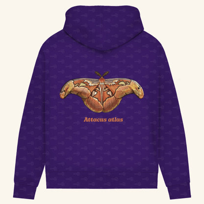 Damen Bio Hoodie mit Seitentaschen | Atlas spinner Atlas moth attacus atlas