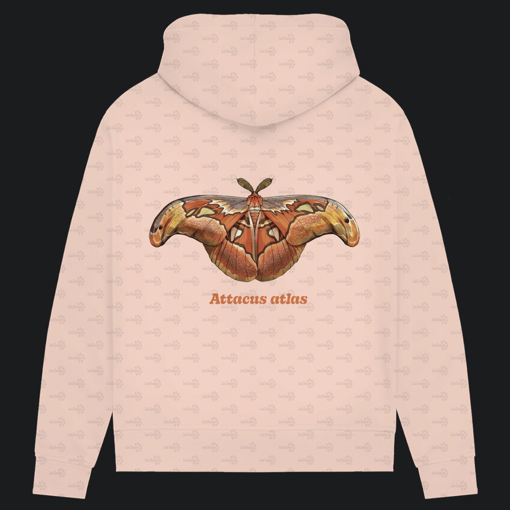 Damen Bio Hoodie mit Seitentaschen | Atlas spinner Atlas moth attacus atlas