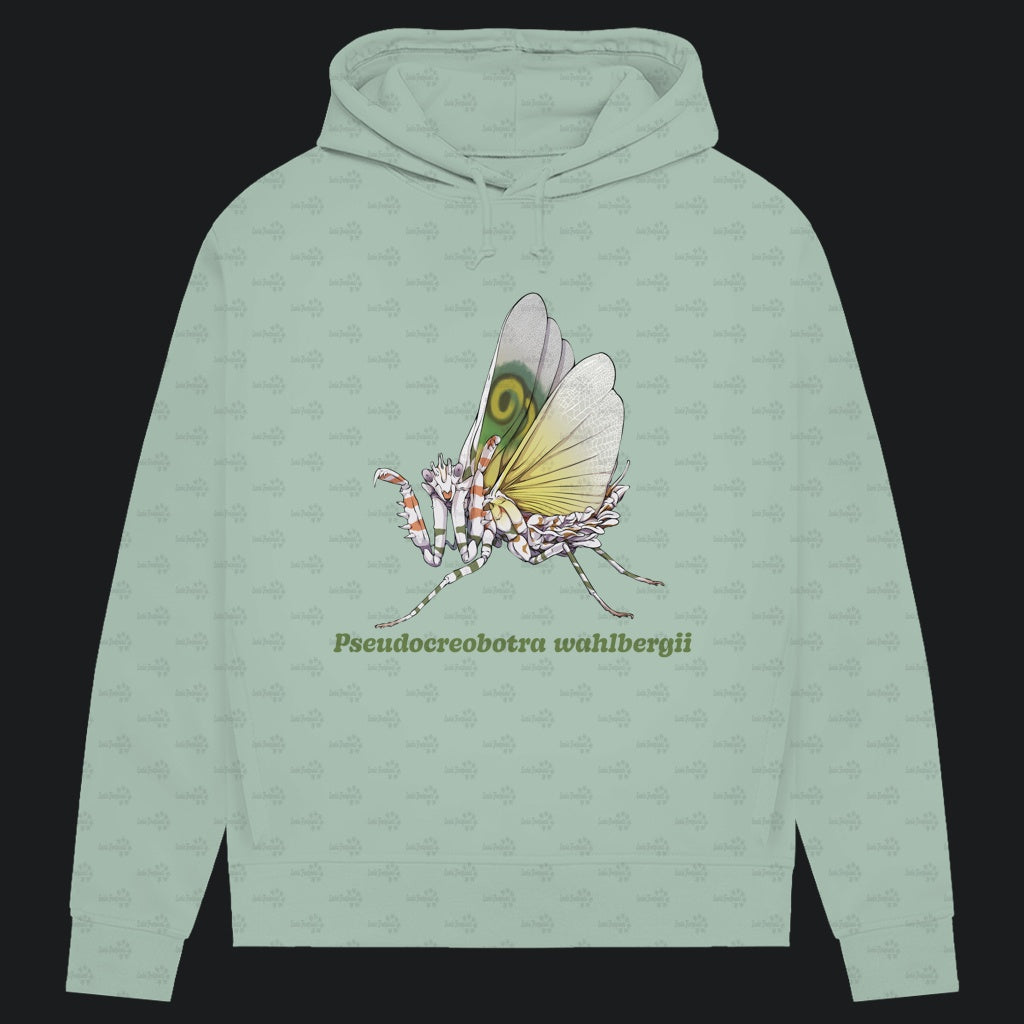 Damen Bio Hoodie mit Seitentaschen | Afrikanische Blütenmantis Pseudocreobotra wahlbergii