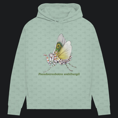 Damen Bio Hoodie mit Seitentaschen | Afrikanische Blütenmantis Pseudocreobotra wahlbergii