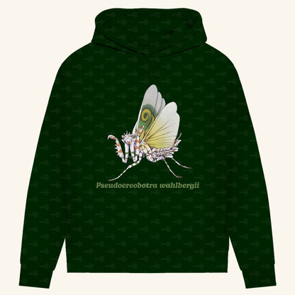 Damen Bio Hoodie mit Seitentaschen | Afrikanische Blütenmantis Pseudocreobotra wahlbergii