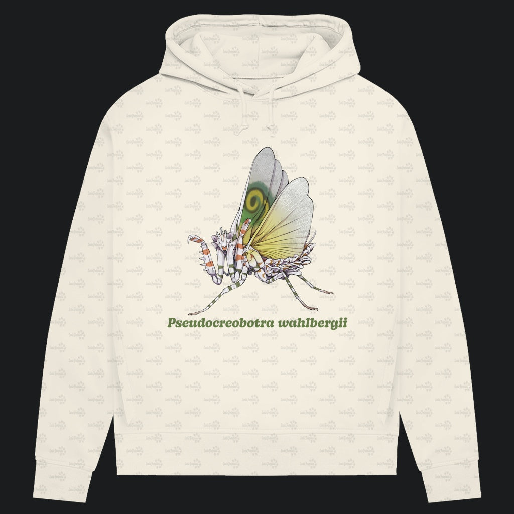 Damen Bio Hoodie mit Seitentaschen | Afrikanische Blütenmantis Pseudocreobotra wahlbergii