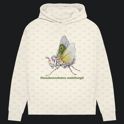 Damen Bio Hoodie mit Seitentaschen | Afrikanische Blütenmantis Pseudocreobotra wahlbergii