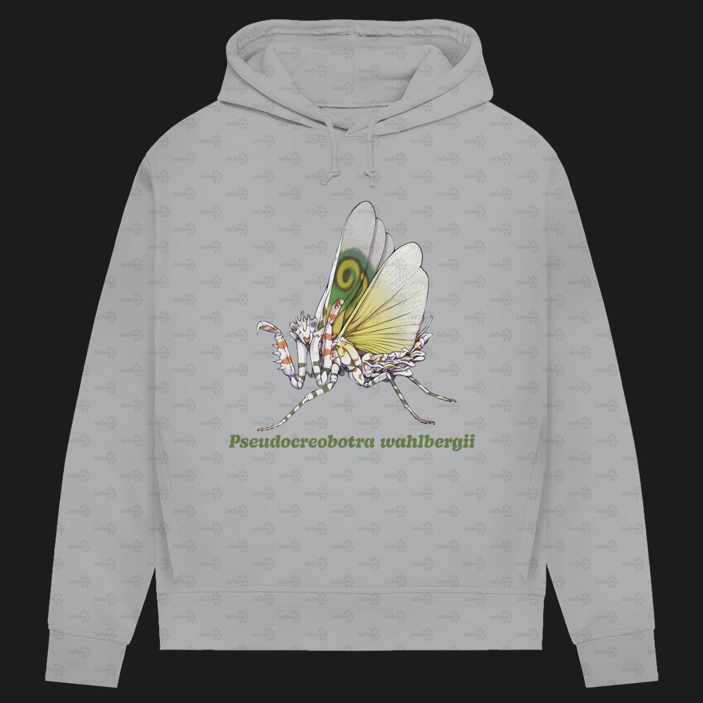 Damen Bio Hoodie mit Seitentaschen | Afrikanische Blütenmantis Pseudocreobotra wahlbergii