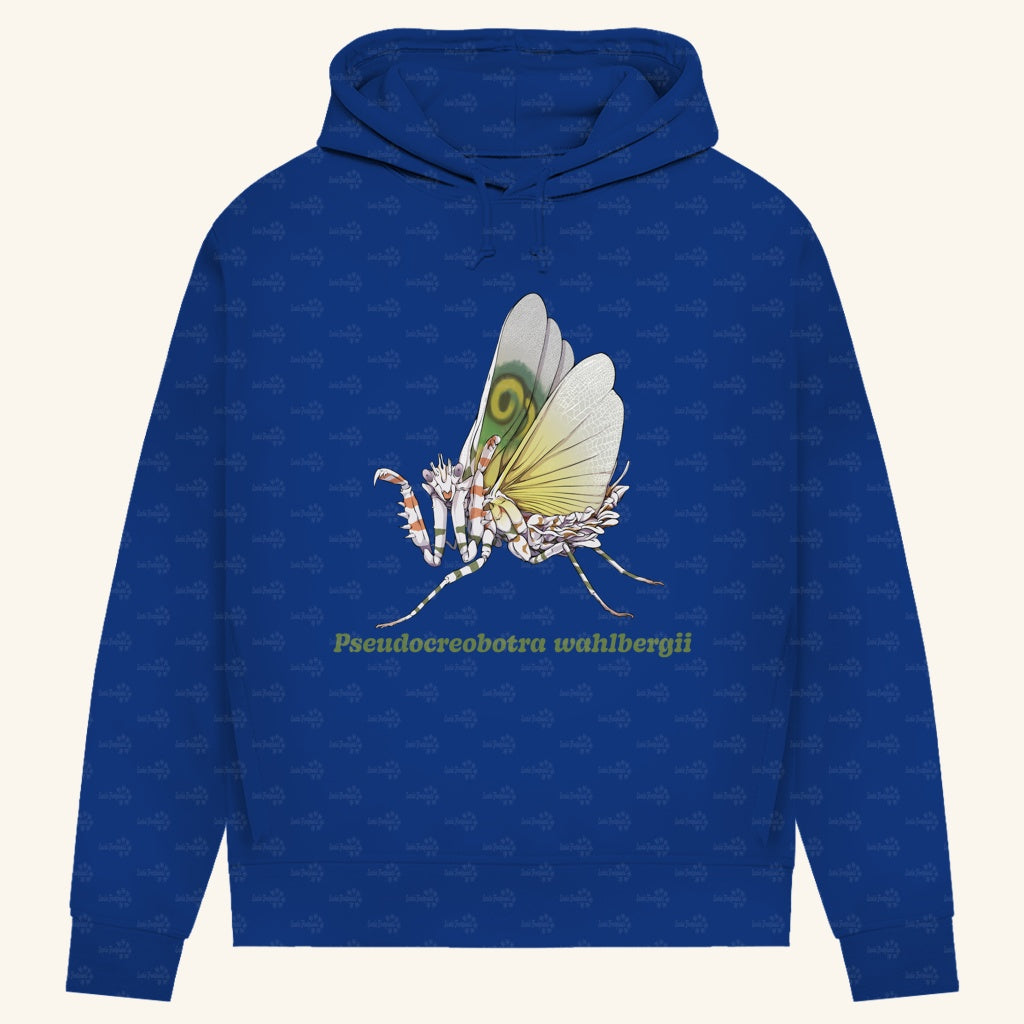 Damen Bio Hoodie mit Seitentaschen | Afrikanische Blütenmantis Pseudocreobotra wahlbergii