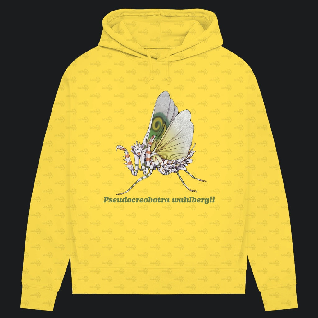 Damen Bio Hoodie mit Seitentaschen | Afrikanische Blütenmantis Pseudocreobotra wahlbergii