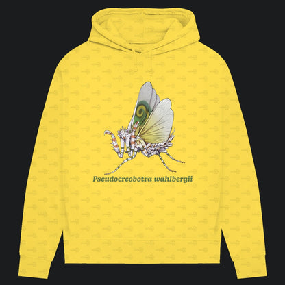 Damen Bio Hoodie mit Seitentaschen | Afrikanische Blütenmantis Pseudocreobotra wahlbergii