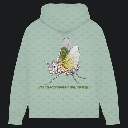 Damen Bio Hoodie mit Seitentaschen | Afrikanische Blütenmantis Pseudocreobotra wahlbergii