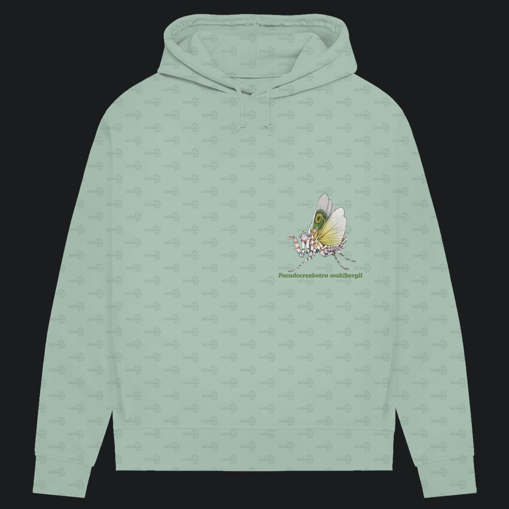 Damen Bio Hoodie mit Seitentaschen | Afrikanische Blütenmantis Pseudocreobotra wahlbergii
