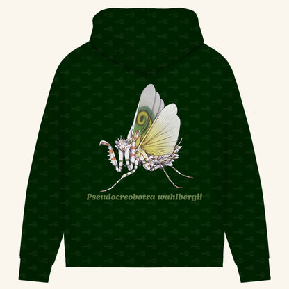 Damen Bio Hoodie mit Seitentaschen | Afrikanische Blütenmantis Pseudocreobotra wahlbergii