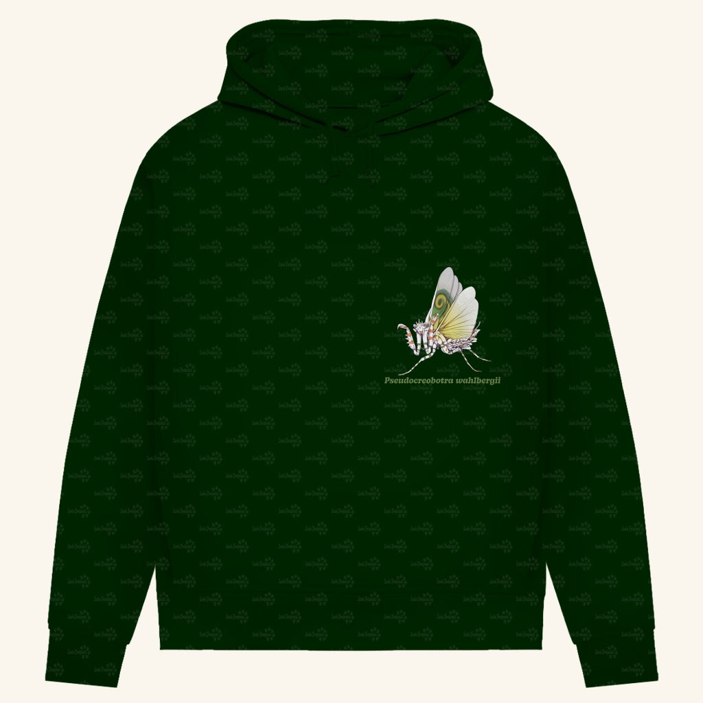 Damen Bio Hoodie mit Seitentaschen | Afrikanische Blütenmantis Pseudocreobotra wahlbergii