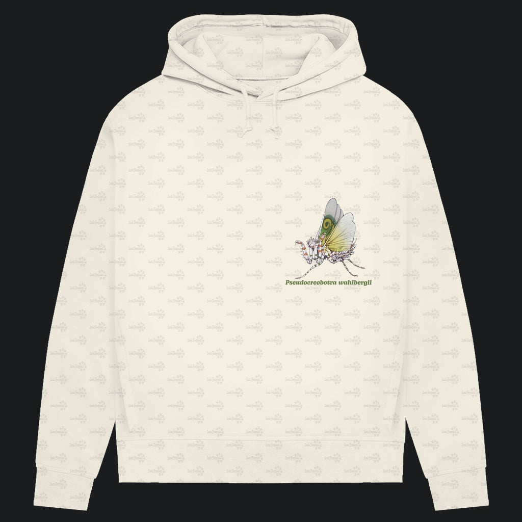 Damen Bio Hoodie mit Seitentaschen | Afrikanische Blütenmantis Pseudocreobotra wahlbergii