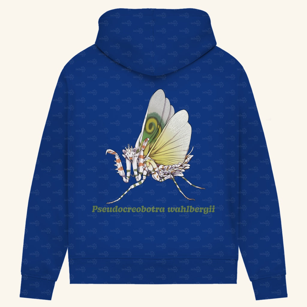 Damen Bio Hoodie mit Seitentaschen | Afrikanische Blütenmantis Pseudocreobotra wahlbergii