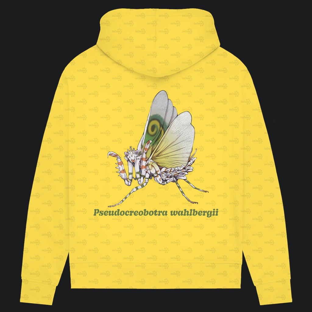 Damen Bio Hoodie mit Seitentaschen | Afrikanische Blütenmantis Pseudocreobotra wahlbergii