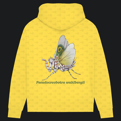Damen Bio Hoodie mit Seitentaschen | Afrikanische Blütenmantis Pseudocreobotra wahlbergii