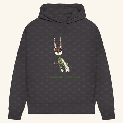 Damen Bio Hoodie mit Seitentaschen | Große Teufelsblume  Idolomantis diabolica