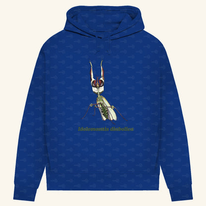 Damen Bio Hoodie mit Seitentaschen | Große Teufelsblume  Idolomantis diabolica
