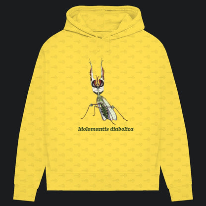 Damen Bio Hoodie mit Seitentaschen | Große Teufelsblume  Idolomantis diabolica