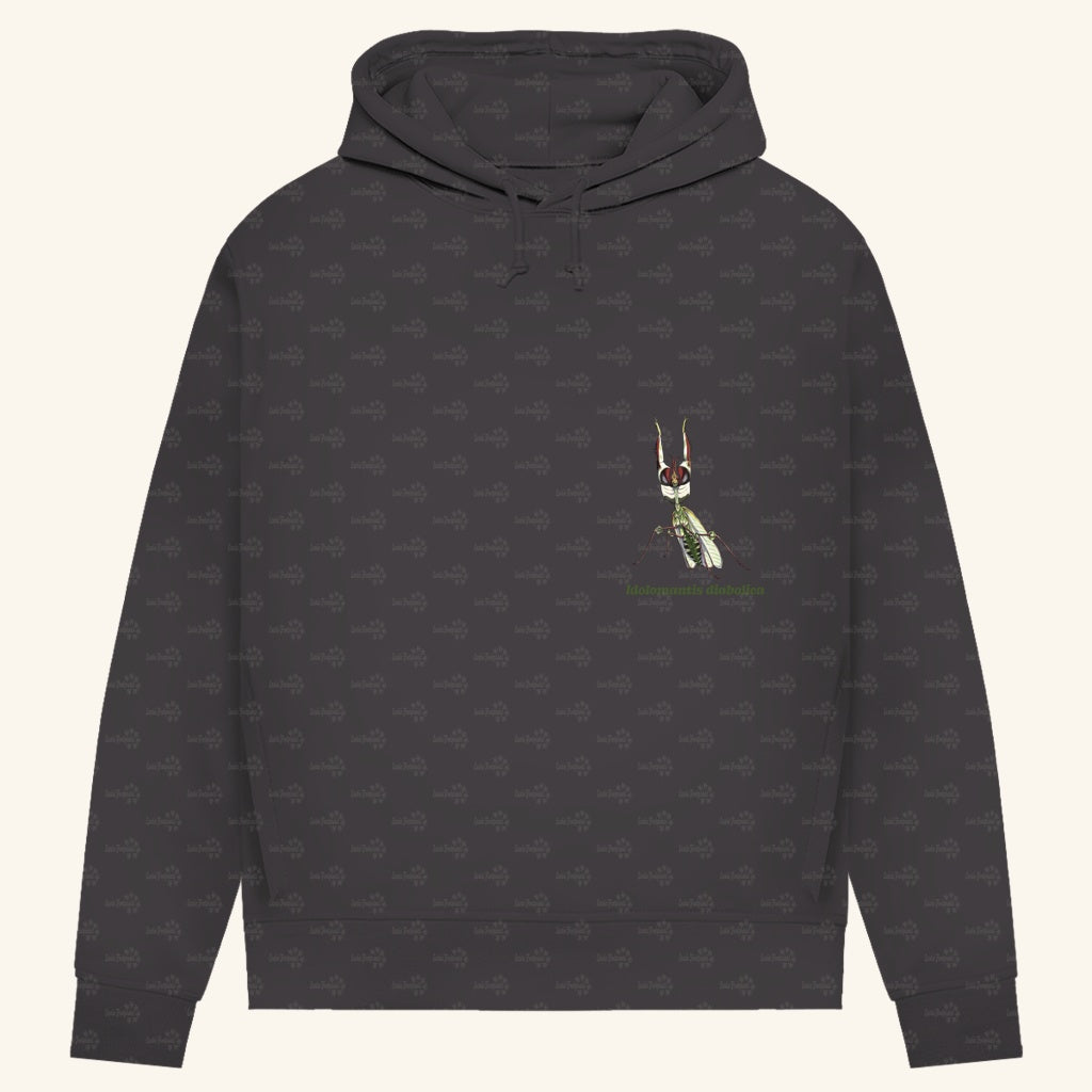 Damen Bio Hoodie mit Seitentaschen | Große Teufelsblume  Idolomantis diabolica