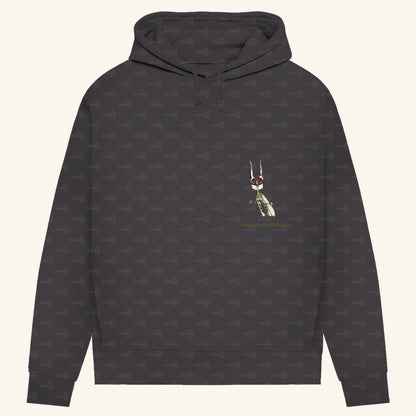 Damen Bio Hoodie mit Seitentaschen | Große Teufelsblume  Idolomantis diabolica