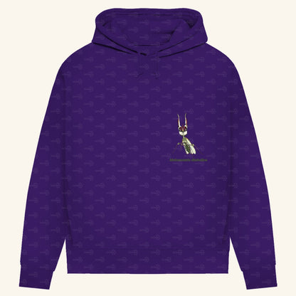 Damen Bio Hoodie mit Seitentaschen | Große Teufelsblume  Idolomantis diabolica
