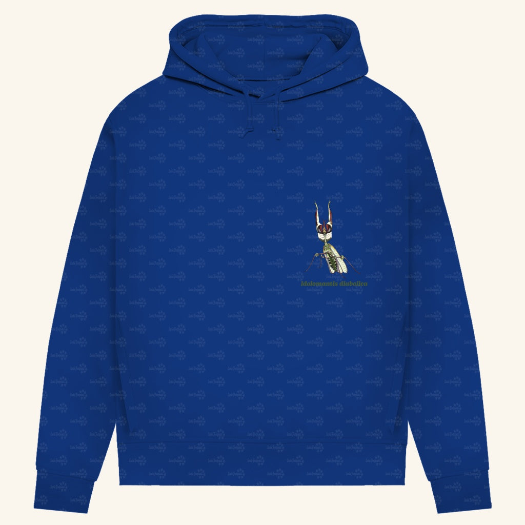 Damen Bio Hoodie mit Seitentaschen | Große Teufelsblume  Idolomantis diabolica
