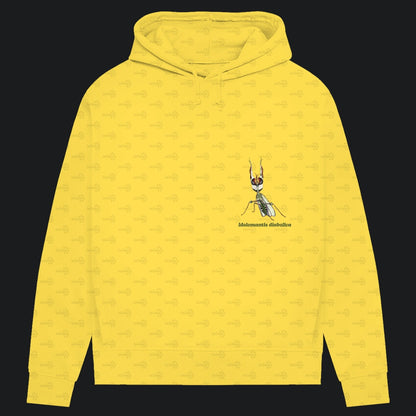 Damen Bio Hoodie mit Seitentaschen | Große Teufelsblume  Idolomantis diabolica
