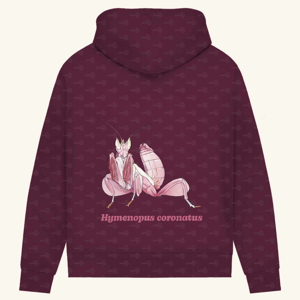 Damen Bio Hoodie mit Seitentaschen | Orchideenmantis orchid mantis Hymenopus coronatus