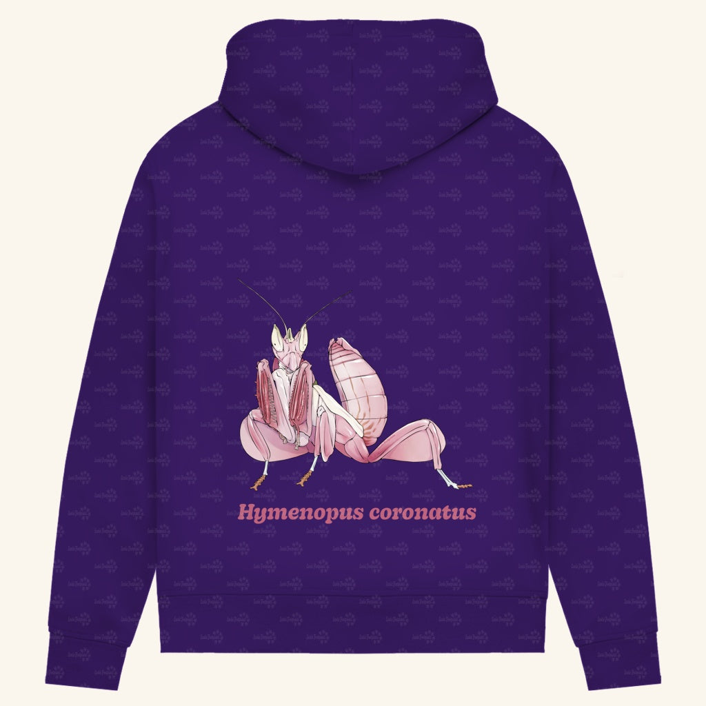 Damen Bio Hoodie mit Seitentaschen | Orchideenmantis orchid mantis Hymenopus coronatus