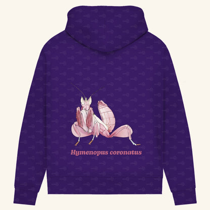 Damen Bio Hoodie mit Seitentaschen | Orchideenmantis orchid mantis Hymenopus coronatus
