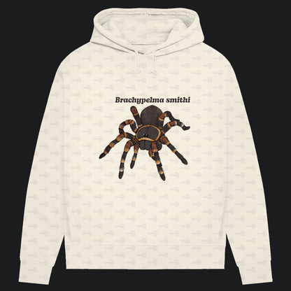 Damen Bio Hoodie mit Seitentaschen | Rotknie Vogelspinne Weiblich  Brachypelma smithi