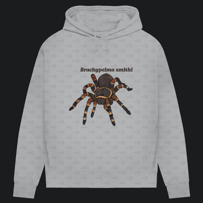 Damen Bio Hoodie mit Seitentaschen | Rotknie Vogelspinne Weiblich  Brachypelma smithi