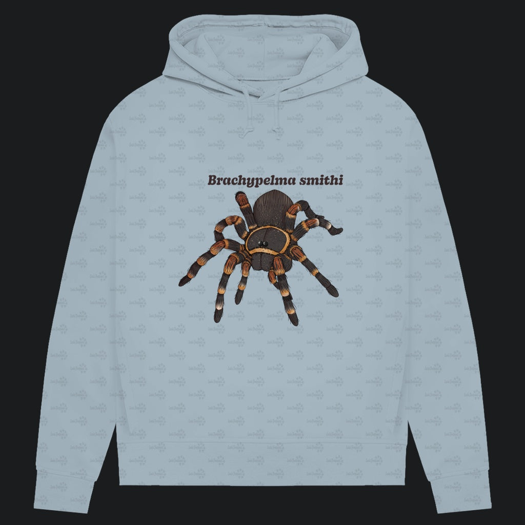 Damen Bio Hoodie mit Seitentaschen | Rotknie Vogelspinne Weiblich  Brachypelma smithi
