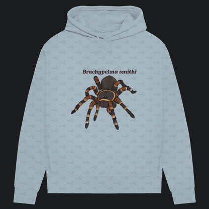 Damen Bio Hoodie mit Seitentaschen | Rotknie Vogelspinne Weiblich  Brachypelma smithi