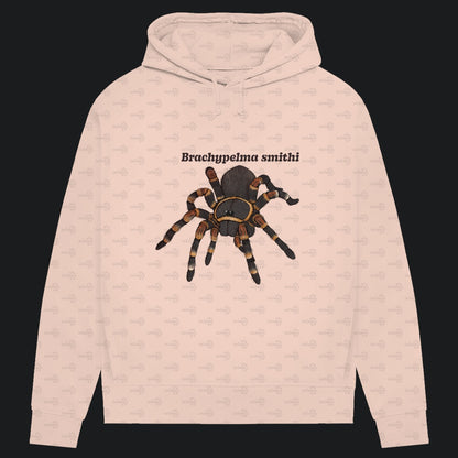 Damen Bio Hoodie mit Seitentaschen | Rotknie Vogelspinne Weiblich  Brachypelma smithi