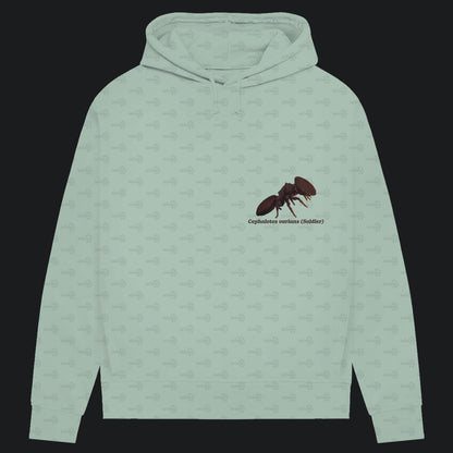Damen Bio Hoodie mit Seitentaschen | Schildkrötenameise Cephalotes varians soldier