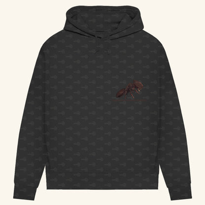 Damen Bio Hoodie mit Seitentaschen | Schildkrötenameise Cephalotes varians soldier