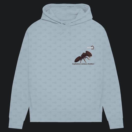 Damen Bio Hoodie mit Seitentaschen | Schildkrötenameise Cephalotes varians soldier