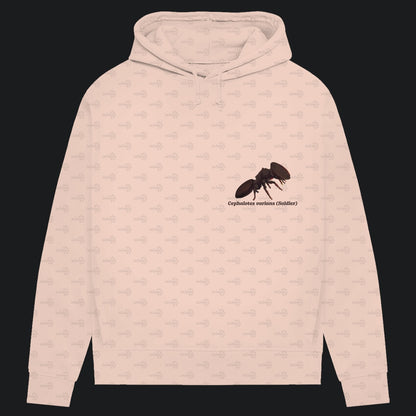 Damen Bio Hoodie mit Seitentaschen | Schildkrötenameise Cephalotes varians soldier