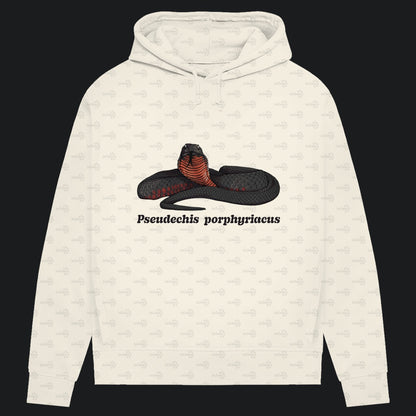 Damen Bio Hoodie mit Seitentaschen | Rotbäuchige Schwarzotter  Pseudechis porphyriacus