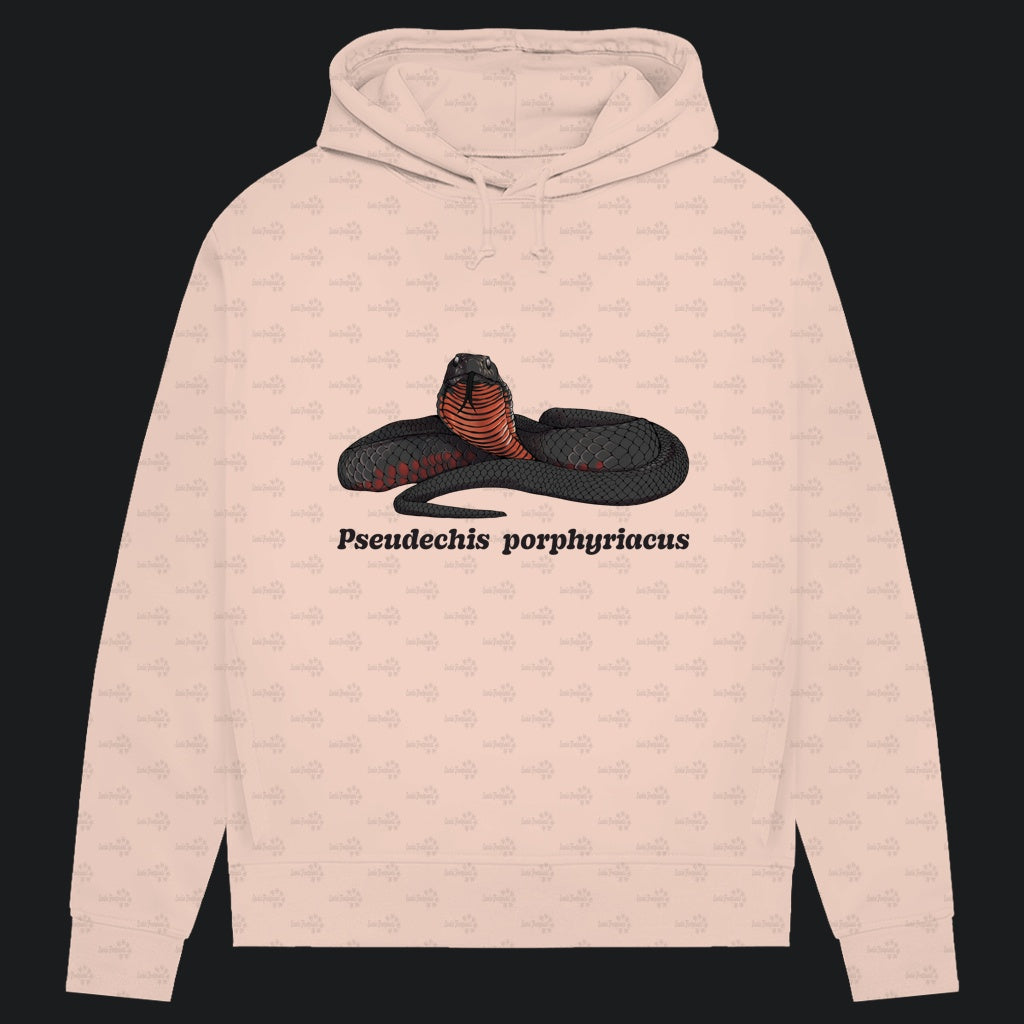 Damen Bio Hoodie mit Seitentaschen | Rotbäuchige Schwarzotter  Pseudechis porphyriacus