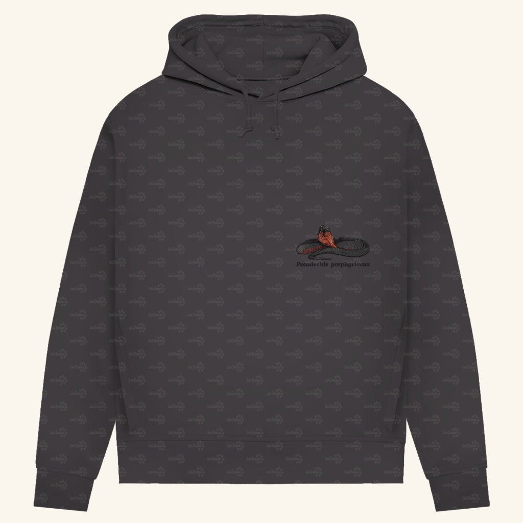 Damen Bio Hoodie mit Seitentaschen | Rotbäuchige Schwarzotter  Pseudechis porphyriacus