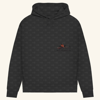 Damen Bio Hoodie mit Seitentaschen | Rotbäuchige Schwarzotter  Pseudechis porphyriacus
