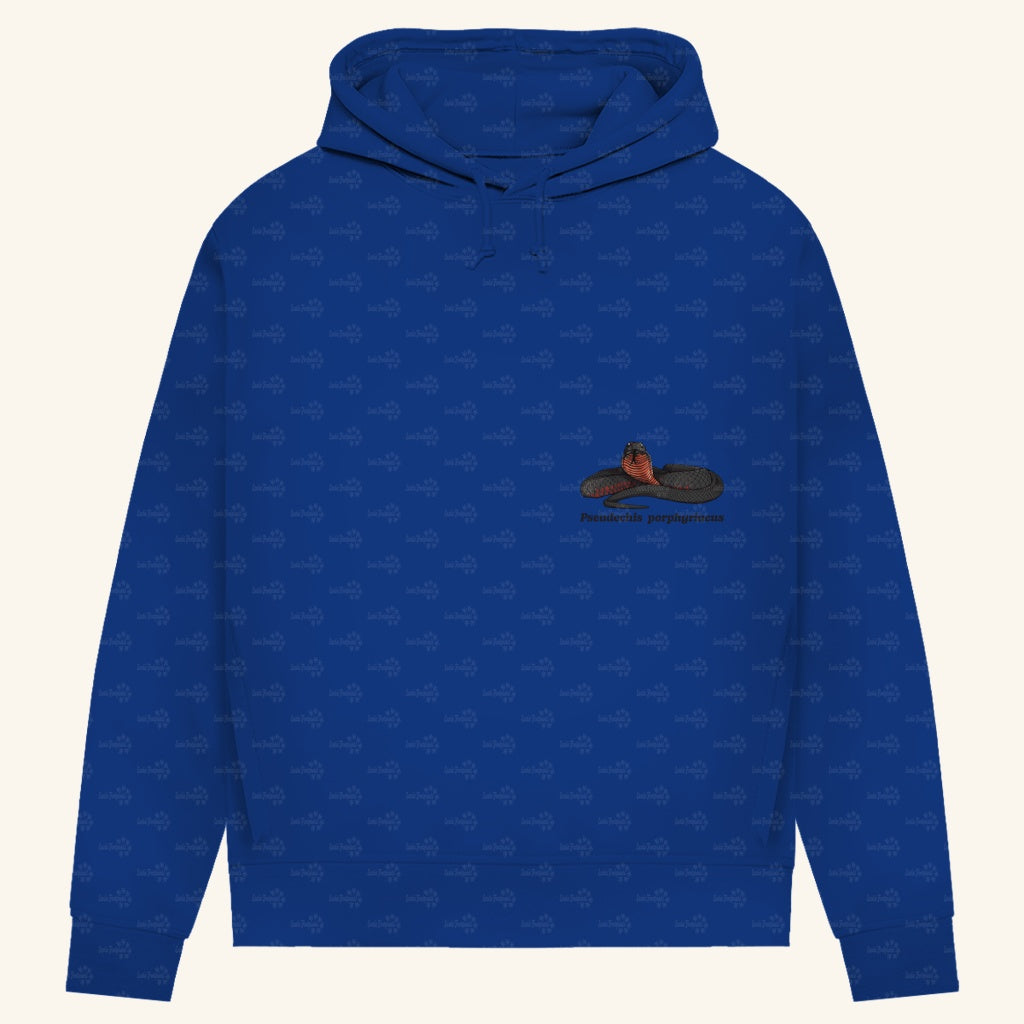 Damen Bio Hoodie mit Seitentaschen | Rotbäuchige Schwarzotter  Pseudechis porphyriacus